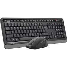 Q A4 TECH FG1035 2.4G GRI SIYAH KABLOSUZ  MULTIMEDYA KLAVYE 2000DPI MOUSE SET