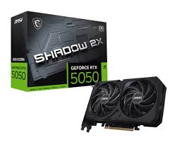 8 GB MSI  GeForce RTX5050 8G SHADOW 2X OC GDDR6 128B DX12PCIE 5.0 X16
(3XDP 1XHDMI)
