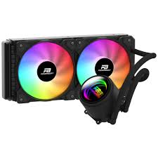 POWERBOOST CIRCLE 240B RAINBOW FANLI LGA1700/AM5  UYUMLU 240MM CPU SIYAH SIVI SOĞUTMA