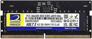 8 GB DDR5 4800MHZ TwinMOS CL40 NOTEBOOK RAM TMD58GB4800S40