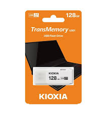 128 GB  KIOXIA TRANSMEMORY U301 USB 3.2 USB BELLEK BEYAZ
