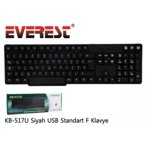 F EVEREST KB-517U USB STANDART BLACK KLAVYE