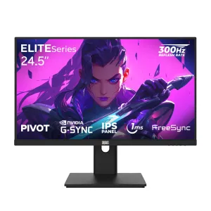 24.5" DRAGOS  ELITE Series E245FHD300  FHD 300Hz IPS Gamıng Monitör Hdmı+Dport+Pivot 1Ms