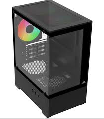 POWER BOOST PB-M5001B 500W 3*12cm RAINBOW USB 3.0  AKVARYUM  SIYAH GAMING KASA