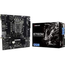 BIOSTAR B760MX2-E DDR4 Slot  M.2 4400Mhz(OC)  1700pin Pcı16x  HDMI+DVI+VGA