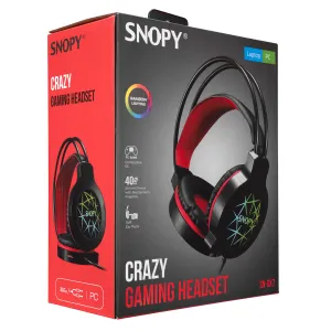 HADRON G59 GAMING KULAKLIK USD LED 7.1 SIYAH KIRMIZI