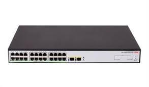 24 PORT H3C S1600V2-26P-HPWR  10/100/1000 370W POE +2SFP YONETILEBILIR SWITCH