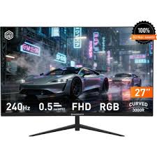 27'' GAMEBOOSTER LYRIS GB-27M1F240CFMR FF24 240HZ FHD PANEL RGB CURVED GAMING MONITOR DPORT+HDMI  0.5MS