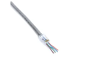 FRISBY FNW-RJ4528N RJ45 CAT6 DELIKLI YENI NESIL KONNEKTOR 100 LU PAKET