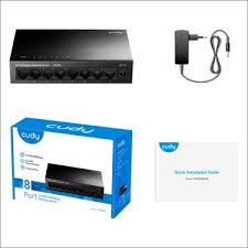 8 PORT CUDY GS108 10/100/1000Mbps  GIGABIT  SWITCH(METAL)