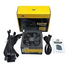 POWER SUPPLY ATX 500W APFC 2*PCI-E 6+2 PIN 12CM SIYAH FANLI ATX PSU PB500AR