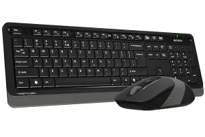 Q A4 TECH FG1010 2.4G GRI SIYAH KABLOSUZ  MULTIMEDYA KLAVYE MOUSE SET