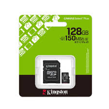 128 GB KINGSTON Canvas Select Plus Clas 10 Micro SD  100MB SDCS3/128GB