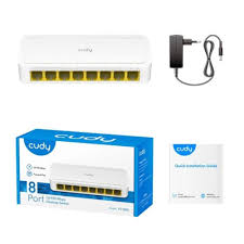 8 PORT CUDY  FS108D  10/100Mbps  MASAÜSTÜ SWITCH (YÖNETİLEMEZ)