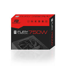 POWER SUPPLY ATX 750 WATT 12CM FAN  80 PLUS FURY BOOST BST-ATX750WEU