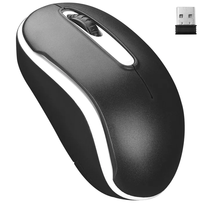 EVEREST SM-804 USB SIYAH BEYAZ 800/1200/1600DPI KABLOSUZ MOUSE