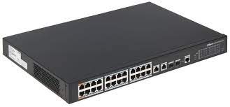 DAHUA PFS3226-24ET-240 24 PORT MEGABIT 24 Port  pOE 2Port Combo SFP SWITCH