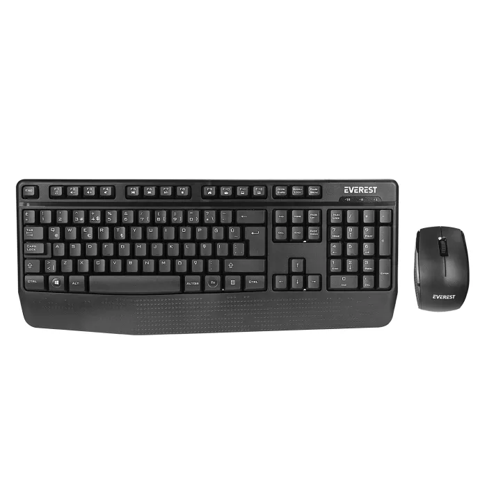 Q EVEREST KM-973 SIYAH KABLOSUZ  MULTIMEDYA KLAVYE MOUSE SET