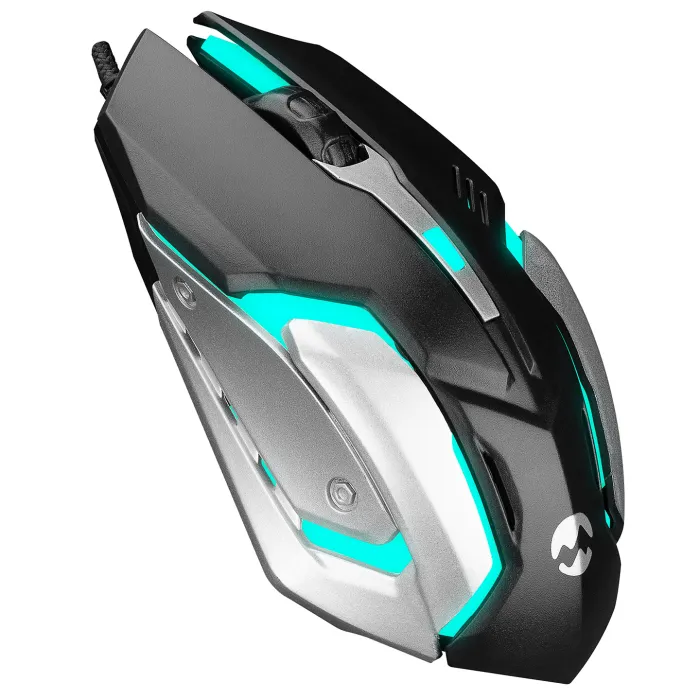 EVEREST SM-G72 USD SIYAH/GUMUS ISIKLI GAMING MOUSE