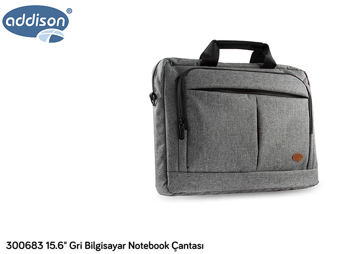 ADDISON 300683 15.6" GRI BILGISAYAR NOTEBOOK CANTASI