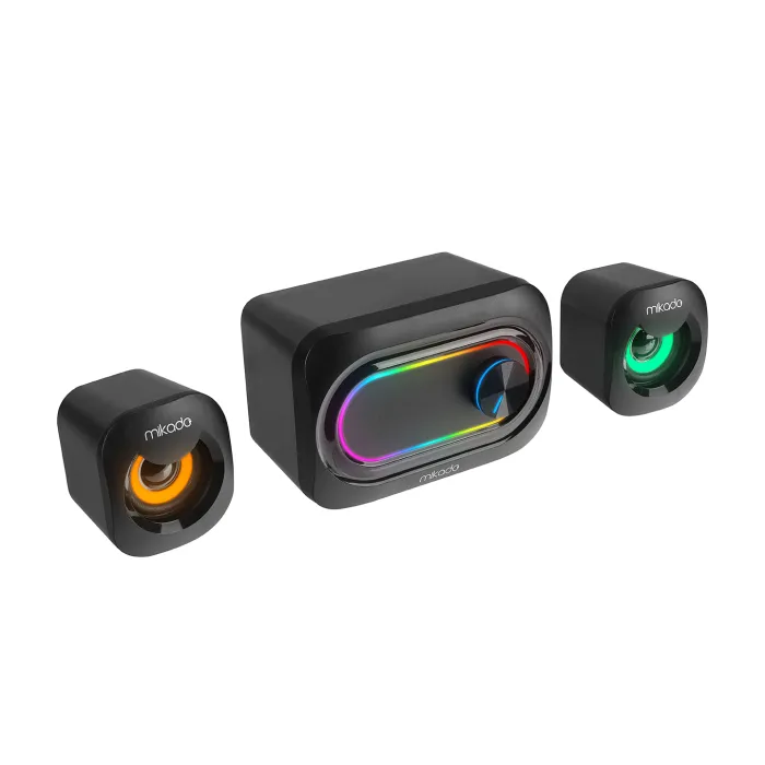 MIKADO MD-511 5W+3W×2 USB RGB LEDLI 2.1 GAMING HOPARLOR