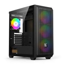 GAMEBOOSTER E8501B 850W 80+ BRONZE 4*12CM AUTO-RGB FAN MESH MIDI TOWER GAMING KASA